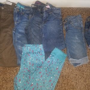 Lot of Girls size 10 Jean's, shorts, leggings